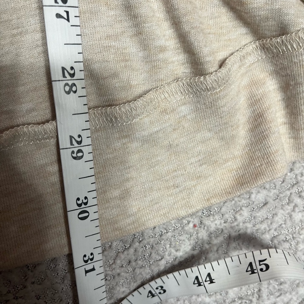 Olive + Oak Women's Sweater Size Small Open Front Cardigan Long Sleeve Cream - Picture 16 of 17